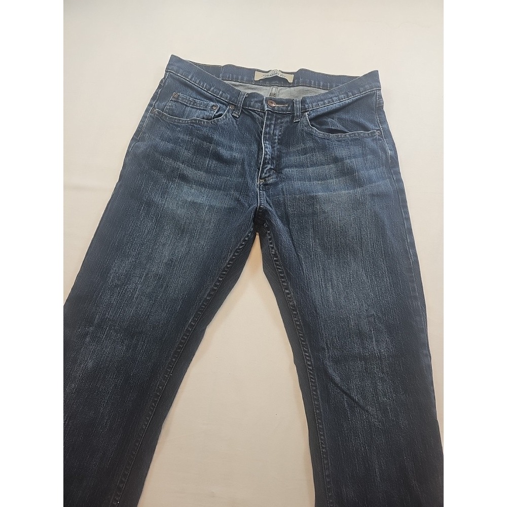 Wrangler Mens Jean 33x30* Blue Original Straight Fit Denim Cowboy Work